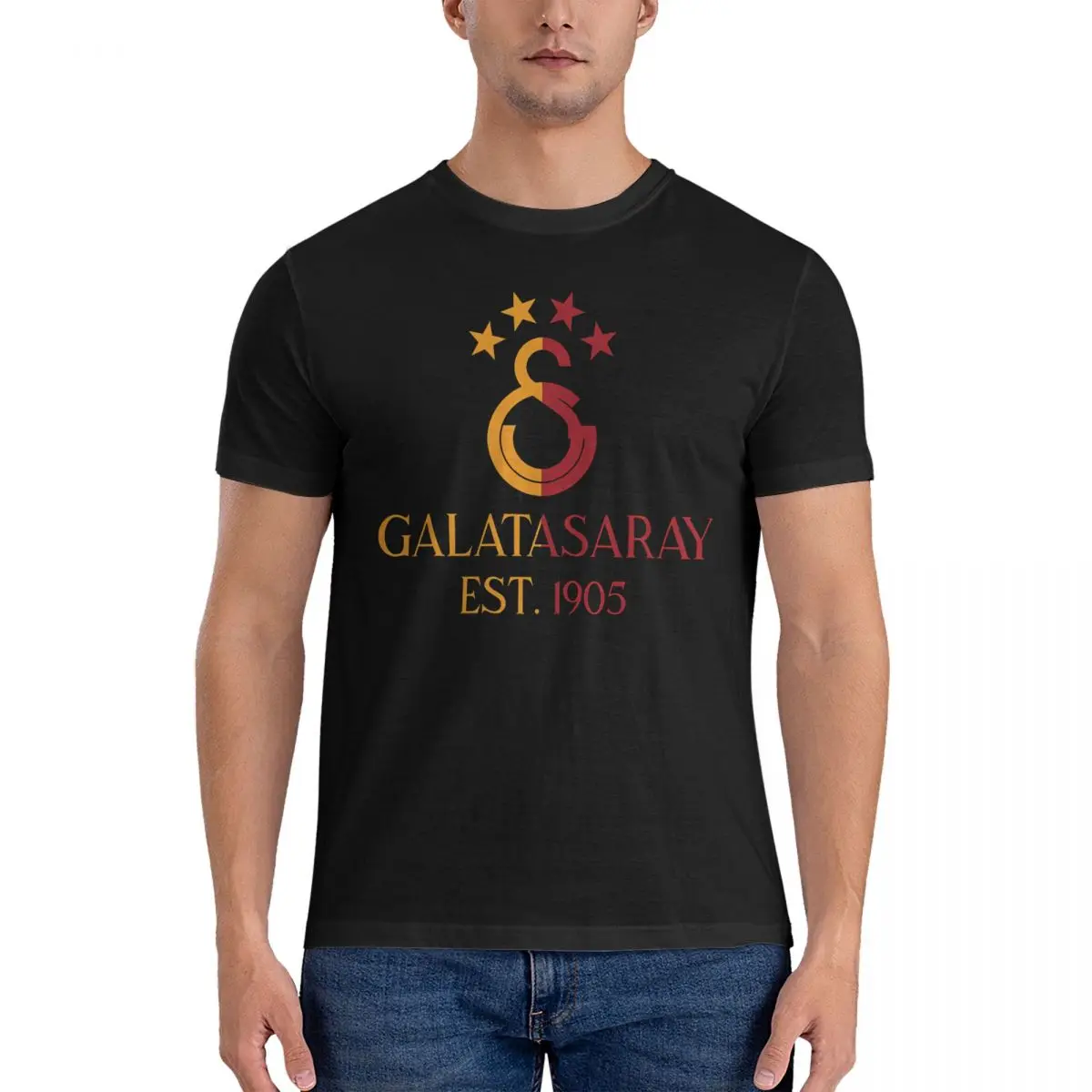 Männer T-Shirt alt b lustige Baumwolle T-Shirts Kurzarm Galatasarays T-Shirt Rundhals Kleidung Party