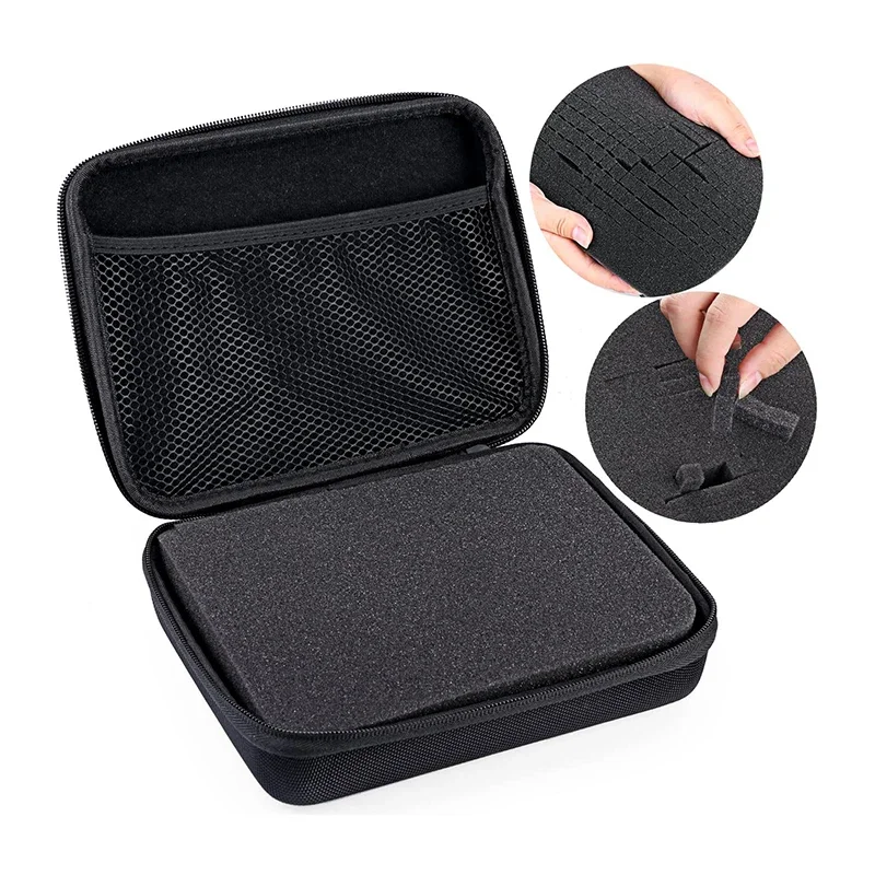 Bag Case DIY Travel Storage Box Collection Foam Portable Shockproof for GoPro Xiaomi SJCAM DJI OSMO EKEN SJCAM Action Camera