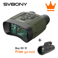 SVBONY SX31 4K Night Vision Night Vision Binoculars 8X Zoom Digital Infrared Telescope for Hunting Camping Video Record