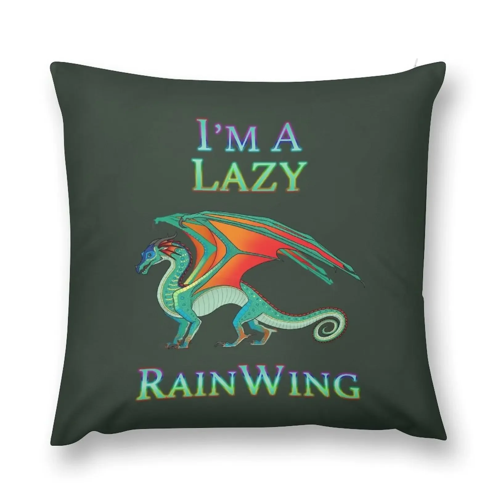 I'm a Lazy RainWing Throw Pillow Cushion Cover Set Cushion Cover For Sofa pillow