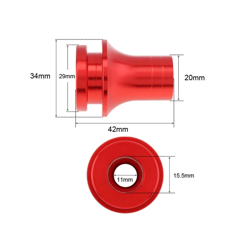 Adapter mocujący osłonę gałki zmiany biegów X1 25 do manualnej skrzyni biegów, pasuje do różnych głowic zmiany biegów.