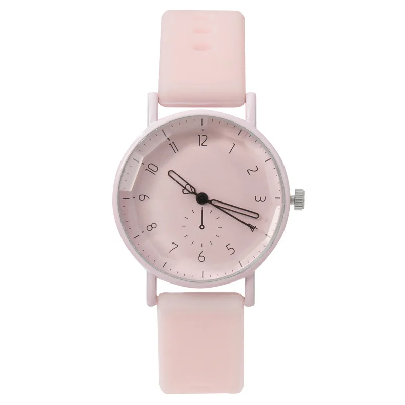 Women Quartz Watch Silicone Student Casual Wristwatch Fashion Digital Female Watches Casual Ladies Watch Daily Wear Girl Gifts