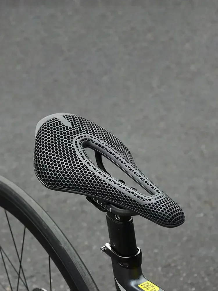 AliExpress GOLDIX 3D Printed Carbon Bicycle Saddle Ultralight Honeycomb Structure Breathable Shockproof for MTB Road Racing
