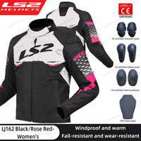 LS2 Original APEX Motorcycle Jacket Autumn Winter Waterproof Windproof Warm Jacket Men Women Anti-fall Motocross Riding Clothing