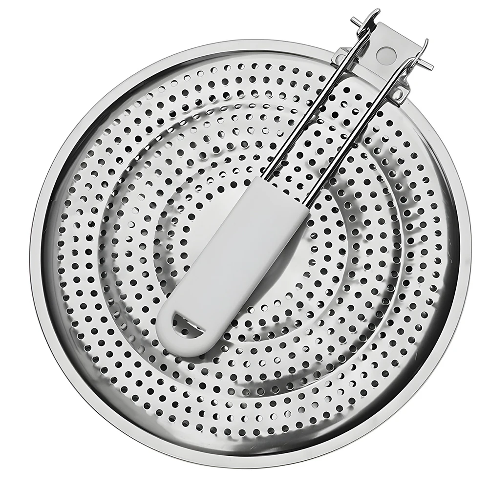 Stainless steel pot pad with innovative dual layer design to improve heat conduction and prevent damage on various cooktops