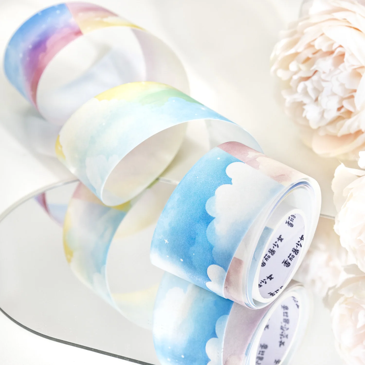 

30mm*200cm Sky and Sea Series INS Landscaping Washi Tape Creative DIY Journal Material Collage Stationery