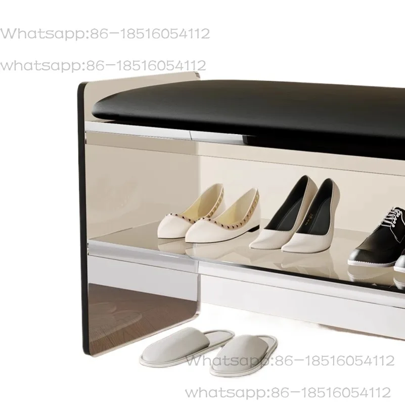 

Легкий роскошный креативный акриловый табурет для смены обуви, дверной табурет для входа в дом, шкаф для обуви, длинный табурет, дверь для входа, табурет для гостиной