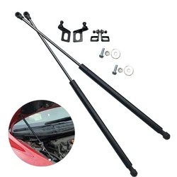 2Pcs Front Bonnet Engine Hood Lift Support Shock Strut Rod Fit for Honda Civic 2006 2007 2008 2009 2010 2011 Black