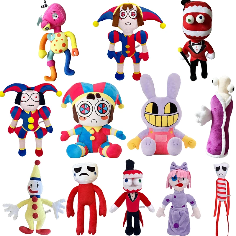 The Amazing Digital Circus Plush Stuffed Plush Anime Plushie Theater Rabbit Cartoon Toys Kawaii Doll Christmas Gifts