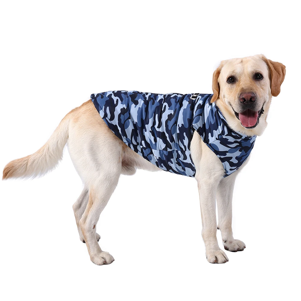 Autumn Winter Dog Jacket Coat Windproof Camouflage Pet Clothing_voghion.com