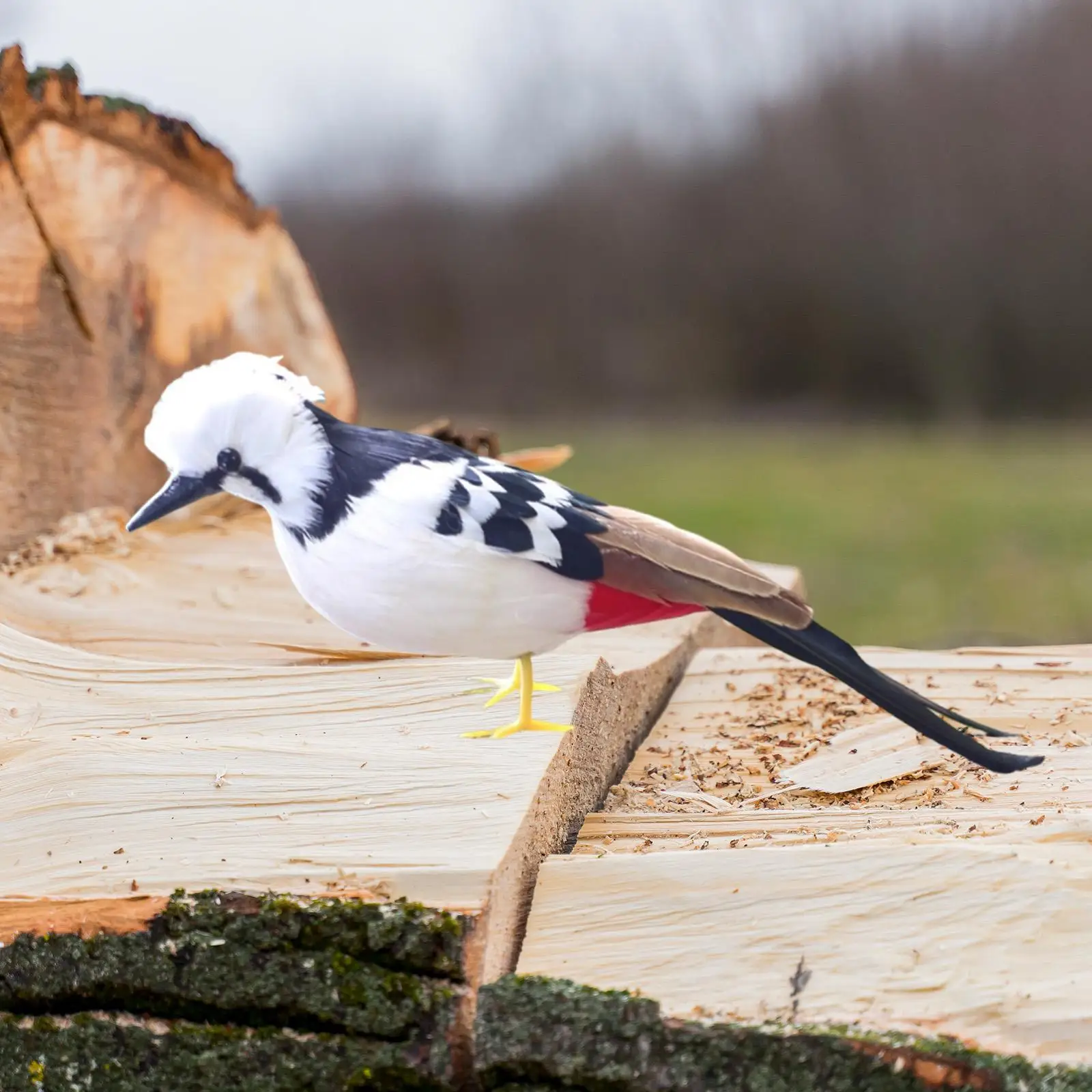 

Реалистичная имитация древесноедца: модель птицы из ПЭ для сада, скульптура животного для декора улицы, патио и заднего двора