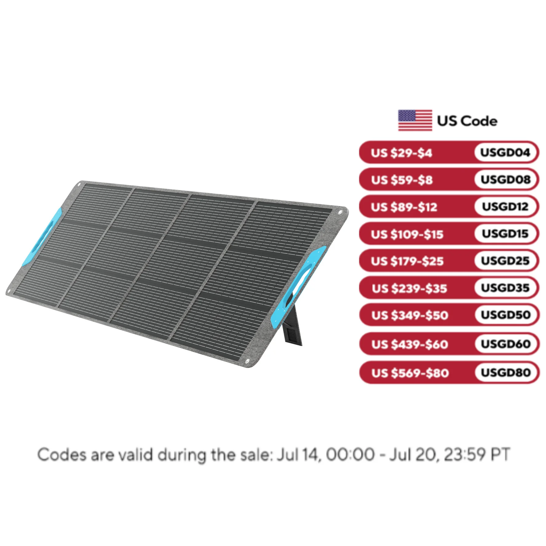 Renogy 200W Portable Solar Panel, IP65 Waterproof Foldable Solar Panel Power Backup, Solar Charger for Power Station RV Camping