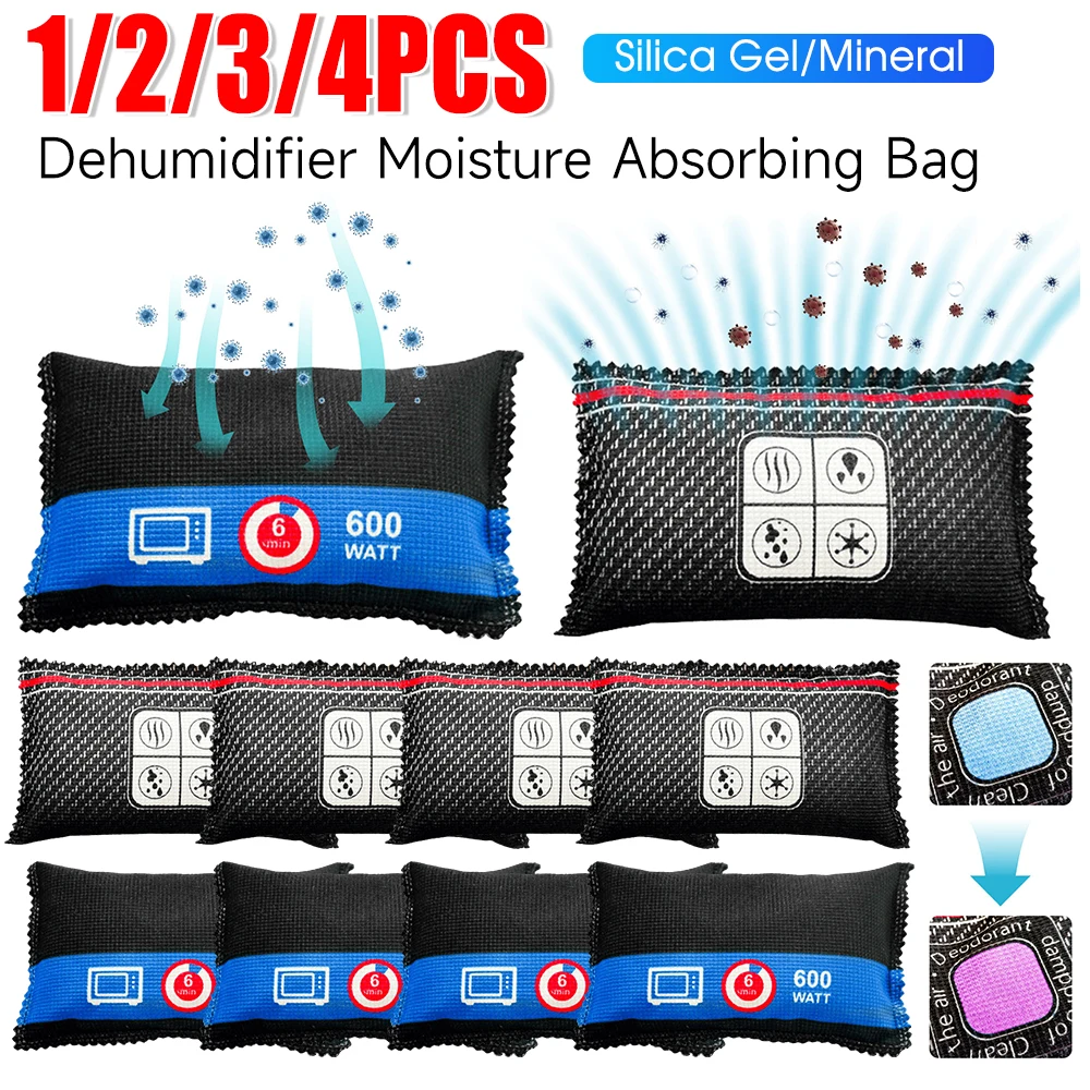 Car Dehumidifier Large Dry Bag Moisture Killer Absorber Pad Reusable Moisture Absorbing Bag Dehumidification for Home Wardrobe