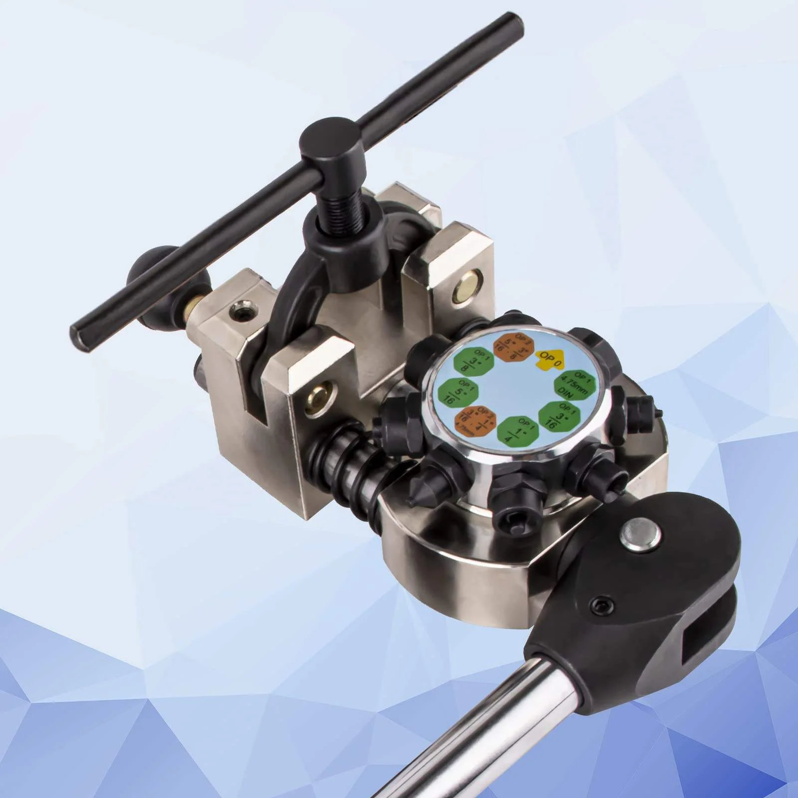 Linha de tubo de freio profissional automático, ferramenta de alargamento de tubo de freio, conjunto de 45/37 graus, kit de ferramentas de alargamento único, bolha, duplo