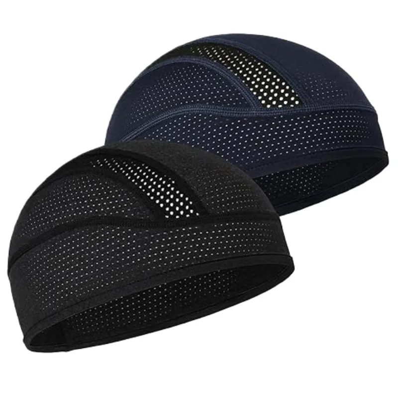 

Skeleton hat flat cap breathable mesh hat suitable for men and women for fitness cycling, running helmet liners and under hats