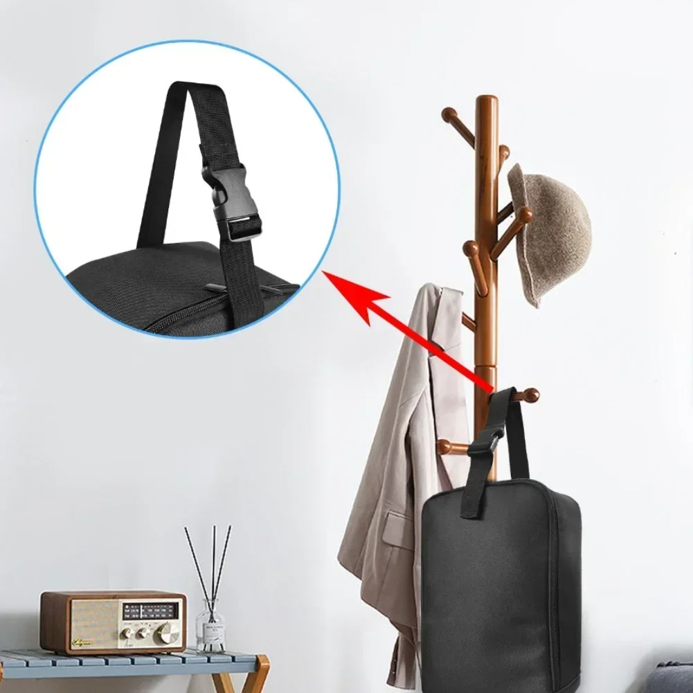 Travel Steamer Bag with Buckle Strap for Clothes Steamers and Travel Irons Designed to Keep Accessories Organized and Protected
