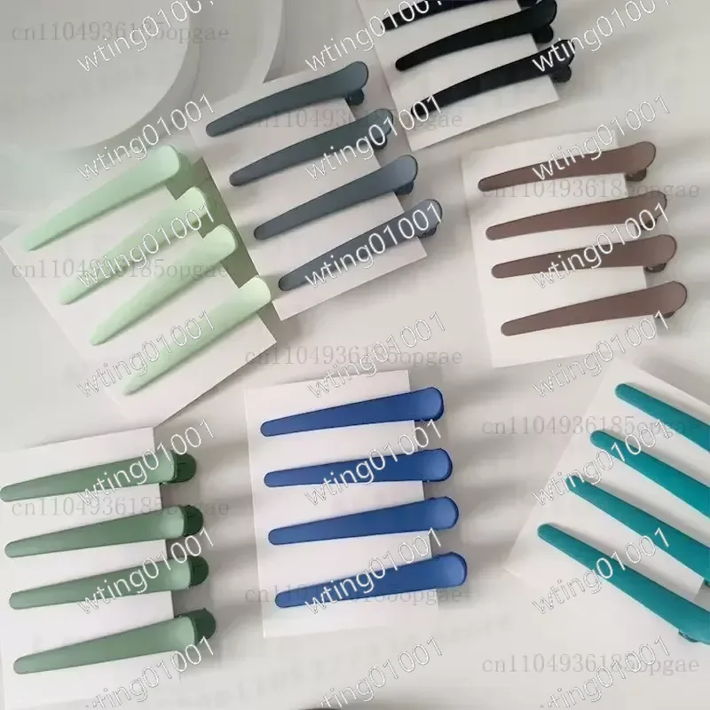 for One-word Side Duckbill Clip Hair Accessory Non-slip Makeup Face Lifting Tool Elegant Beauty Styling Barrette for Women