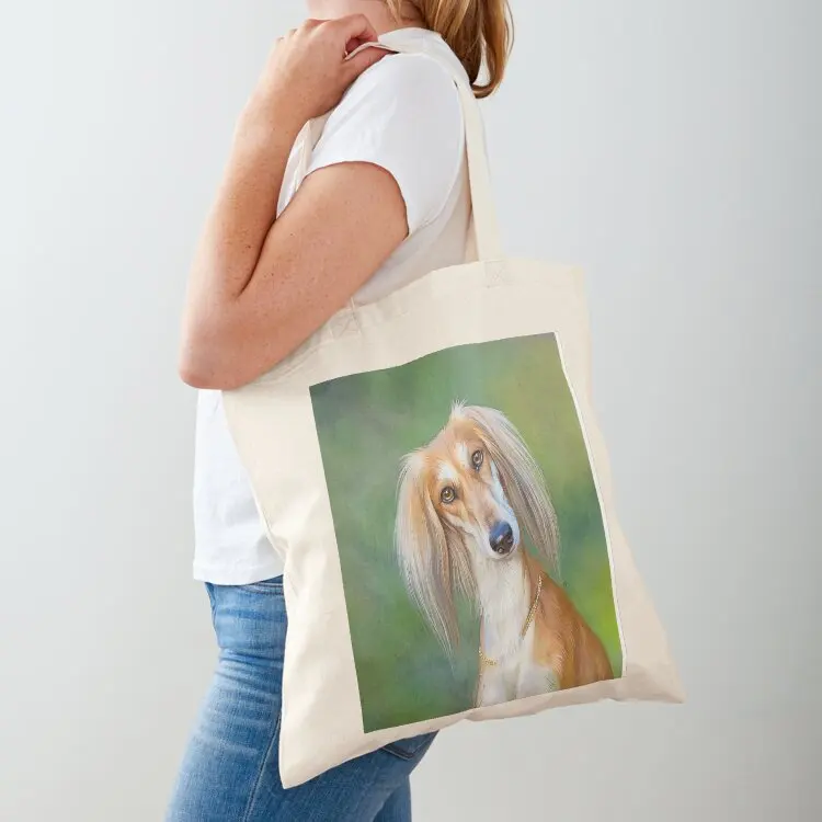SALUKI ELEGANCE Tote Bag Women's shopping bag ecological bags bags for women