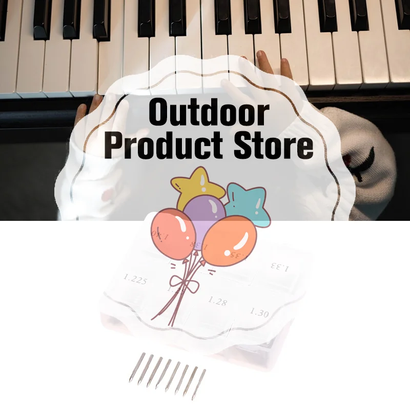 أجزاء البيانو ضبط صيانة آلة وصلة رمح الأظافر أداة إصلاح 1635C رمح مسمار Shenda إبرة صندوق تخزين من البلاستيك