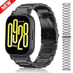 Redmi Watch 5 용 금속 Correa 화웨이 GT5 46mm GT2e 시계 밴드 용 액티브/라이트 스트랩 스테인레스 스틸 팔찌 22mm 팔찌