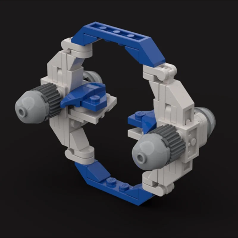 64pcs MOC Delta 7 Hyperdrive Spaceed Model Building blocks Architecture creative toy idea Christmas gifts Brick Kids Birthday