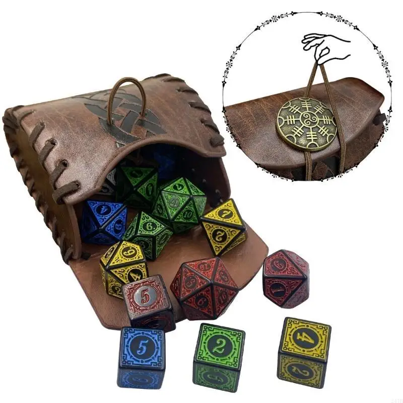 PU Leather Coin Purse Small Cube Bag Medieval Waist Bag Belt Bag view 5