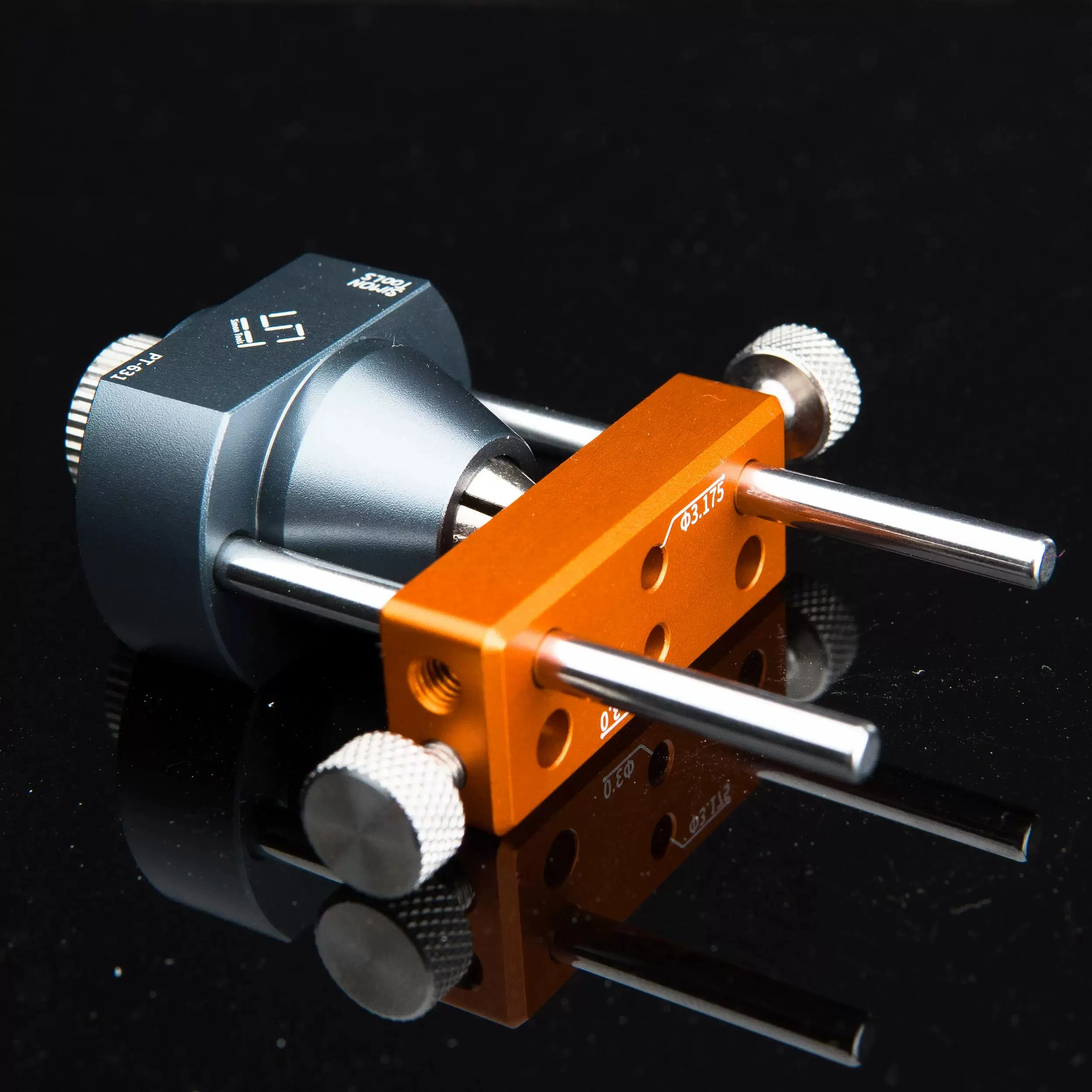 DIY Model-Making Tools: Round Rod Center Drill, Hole Positioning Jig—Tools for Modifying Models