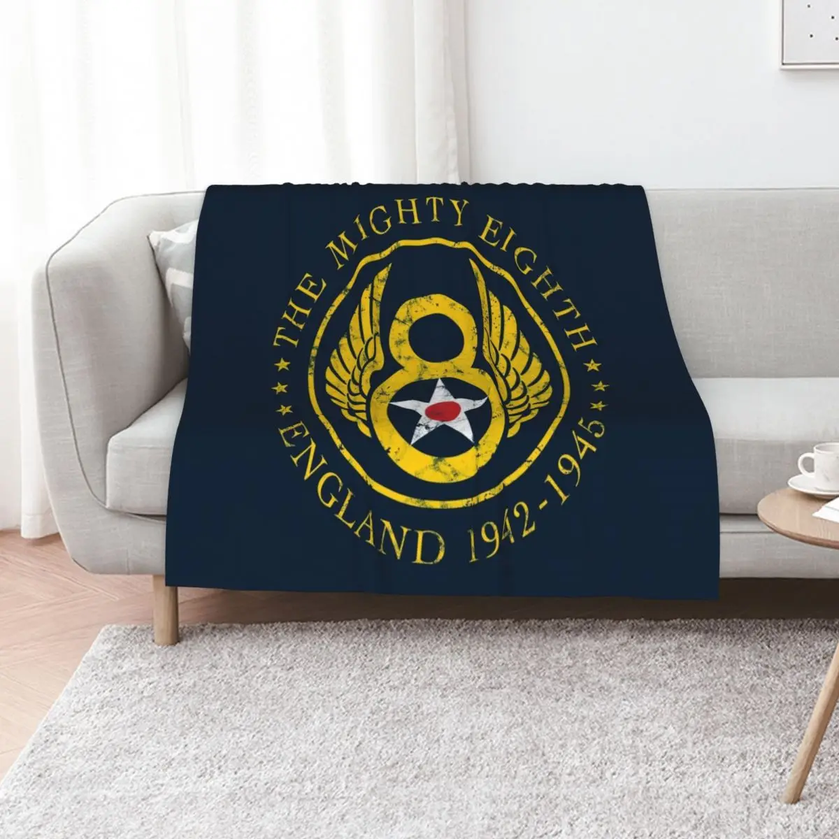 Mighty Eighth - 8th Air Force Throw Blanket Thin bed plaid Decorative Sofa Decorative Throw Hair Warm Blankets