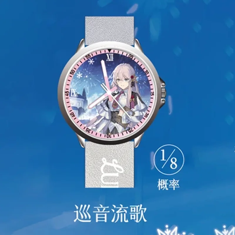 本物の初音ミク雪の夜シリーズ腕時計ブラインドボックスアニメ周辺機器