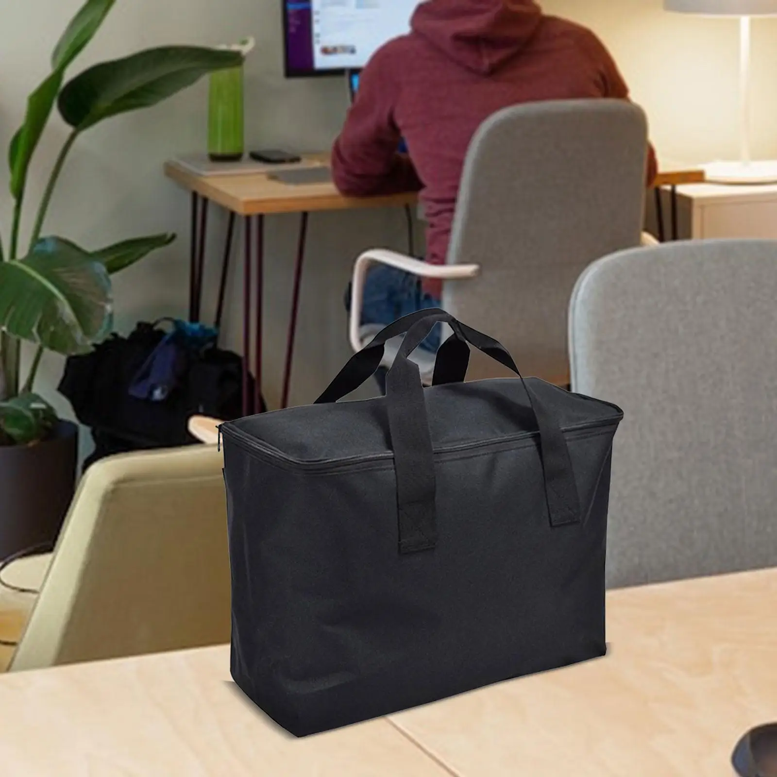 Desktop Computer Host Bag Adjustable and Detachable Padding Travel Large Capacity Professional Protection Carry Bag Host Case