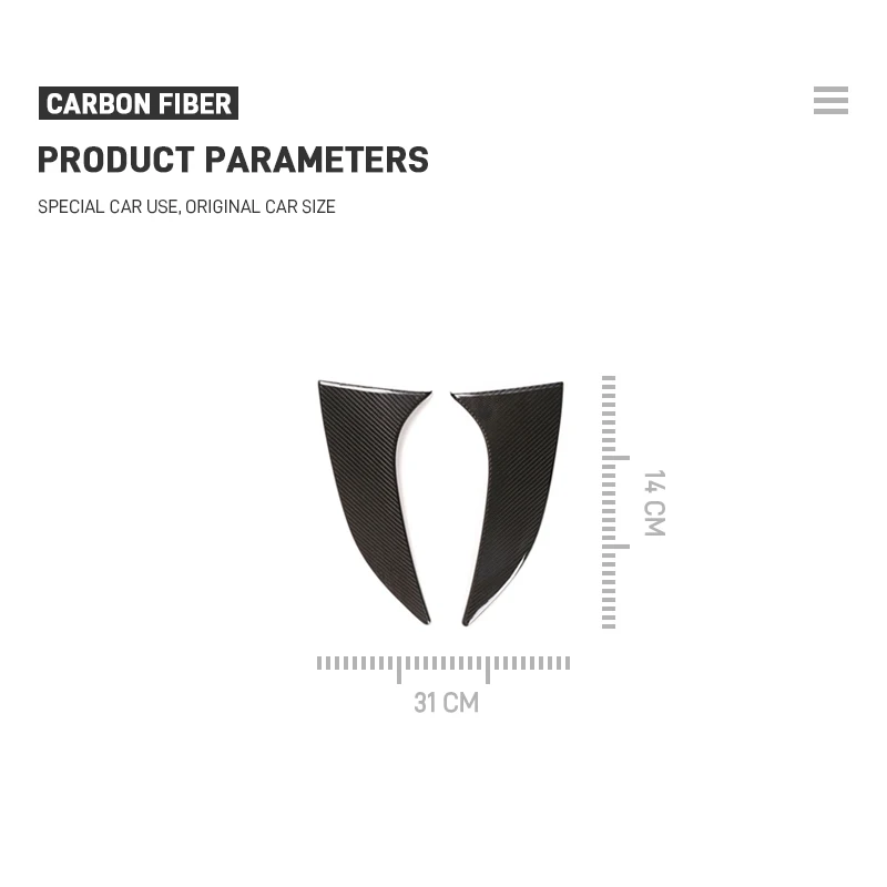 For Alfa Romeo Stelvio 2017-2025 Real Carbon Fiber Car Rear Tail Window Spoiler Wing Panel Decoration Cover Trim Accessories