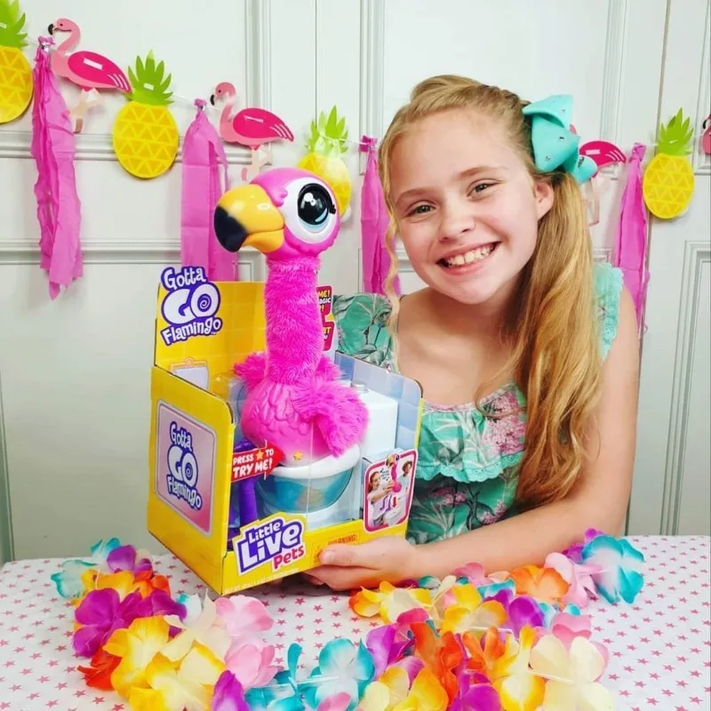 Singing and pooping flamingo - kids' electronic singing toy pet gift