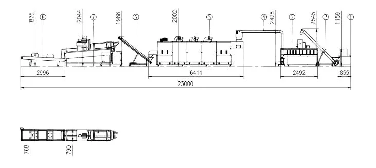 آلة بثق أغذية الكلاب ذات المسمار المزدوج الأوتوماتيكية للغاية، خط معالجة أعلاف الحيوانات الأليفة ذو الإخراج الكبير #4