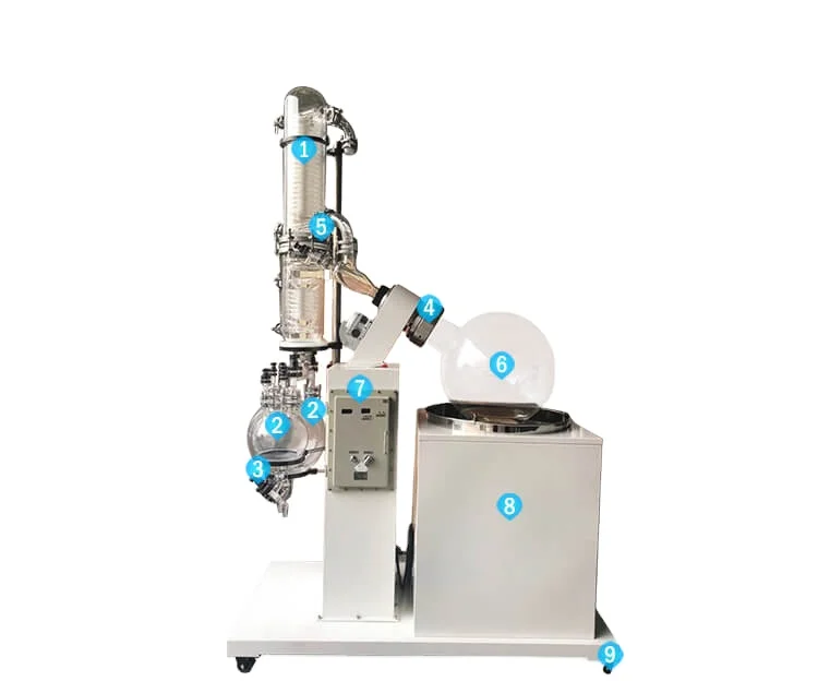 50L Rotary Evaporator with Vacuum for Scientific Research And Education Lab Equipment