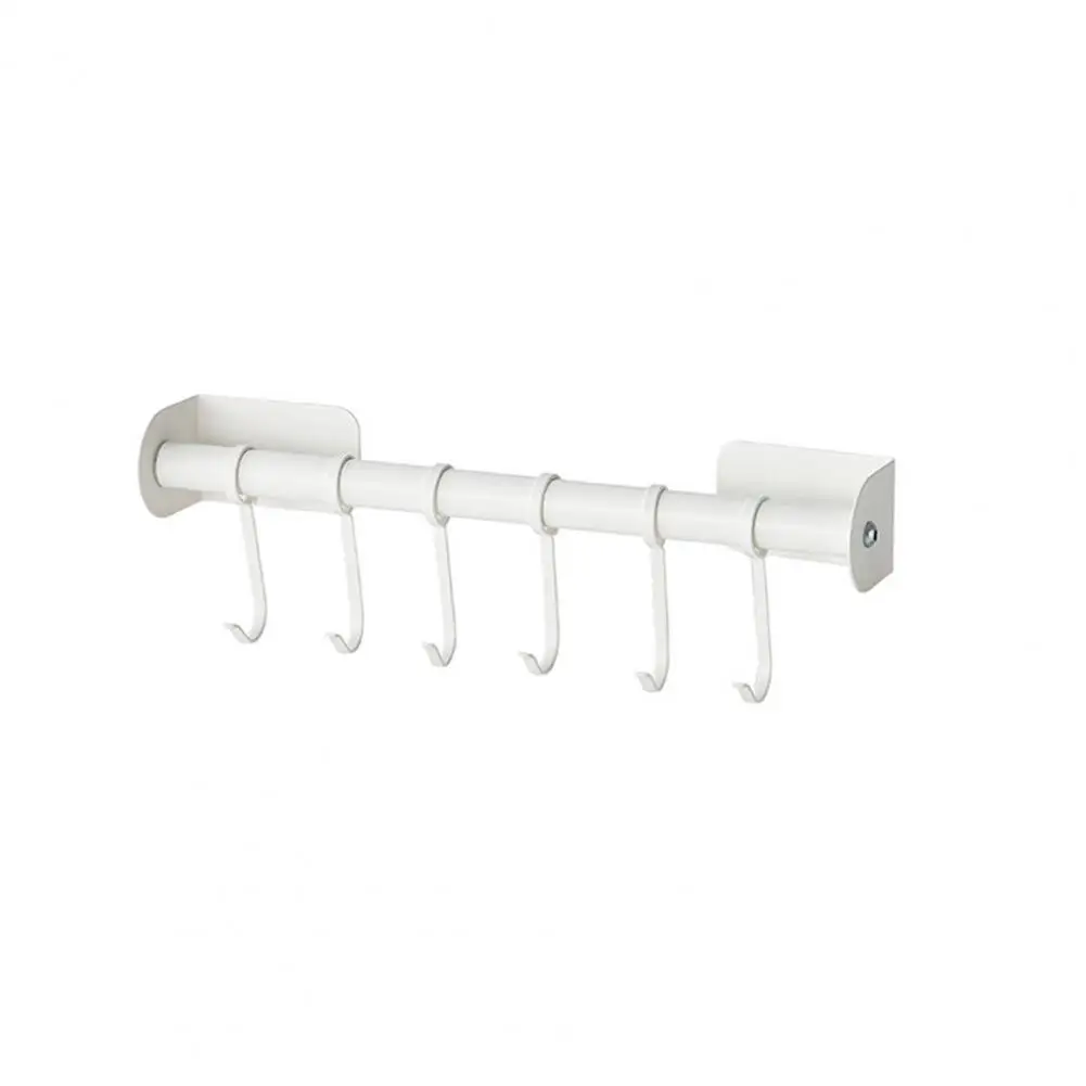 Utensil Rack Useful Rust Resistant Utensil Hanger Multi Hooks Utensil Hanger Holder Rack for Restaurant