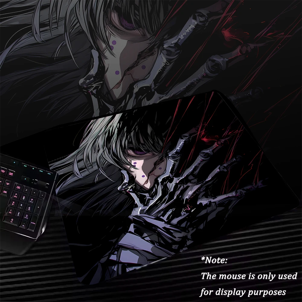 

Dark fragmented male Mouse Pad 400x450 Textured Cloth Gaming Mouse Pad - Premium Non-Slip Control Surface for Precision Tracking