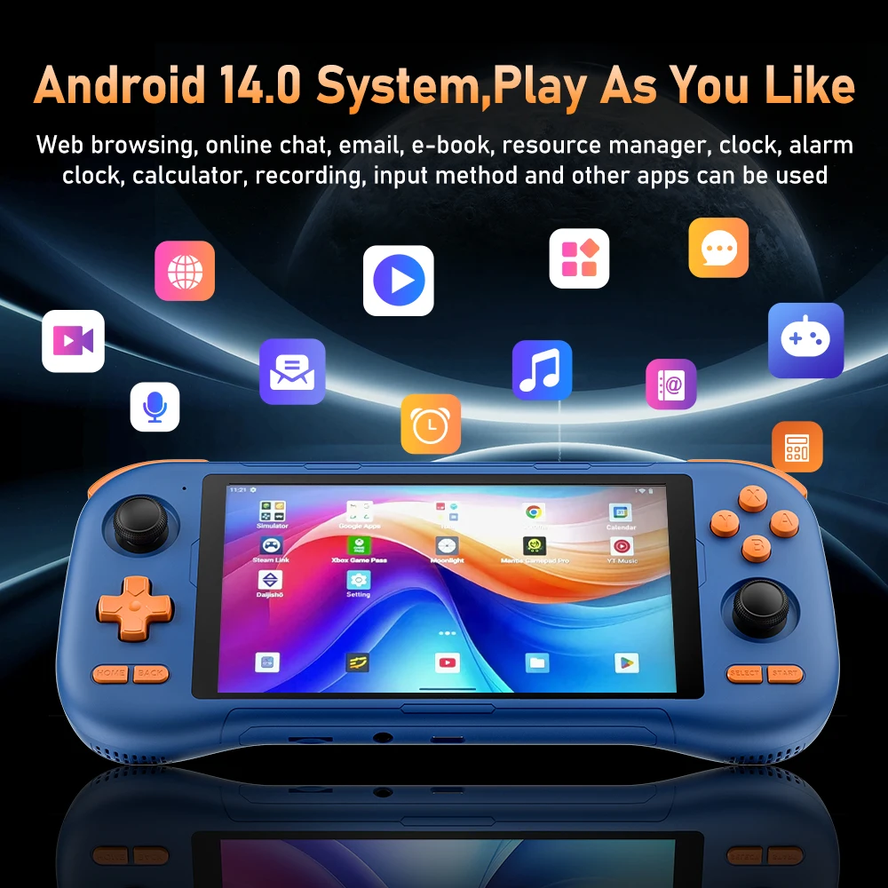KINHANK K56 Handheld Game Console 5.5'' Touch Screen 50 Emulators