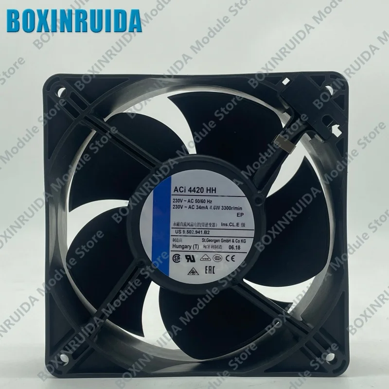 Brand new original ACi 4420 HH ventilation and cooling fan 230VAC 50/60Hz 34mA 4.6W 3300r/min