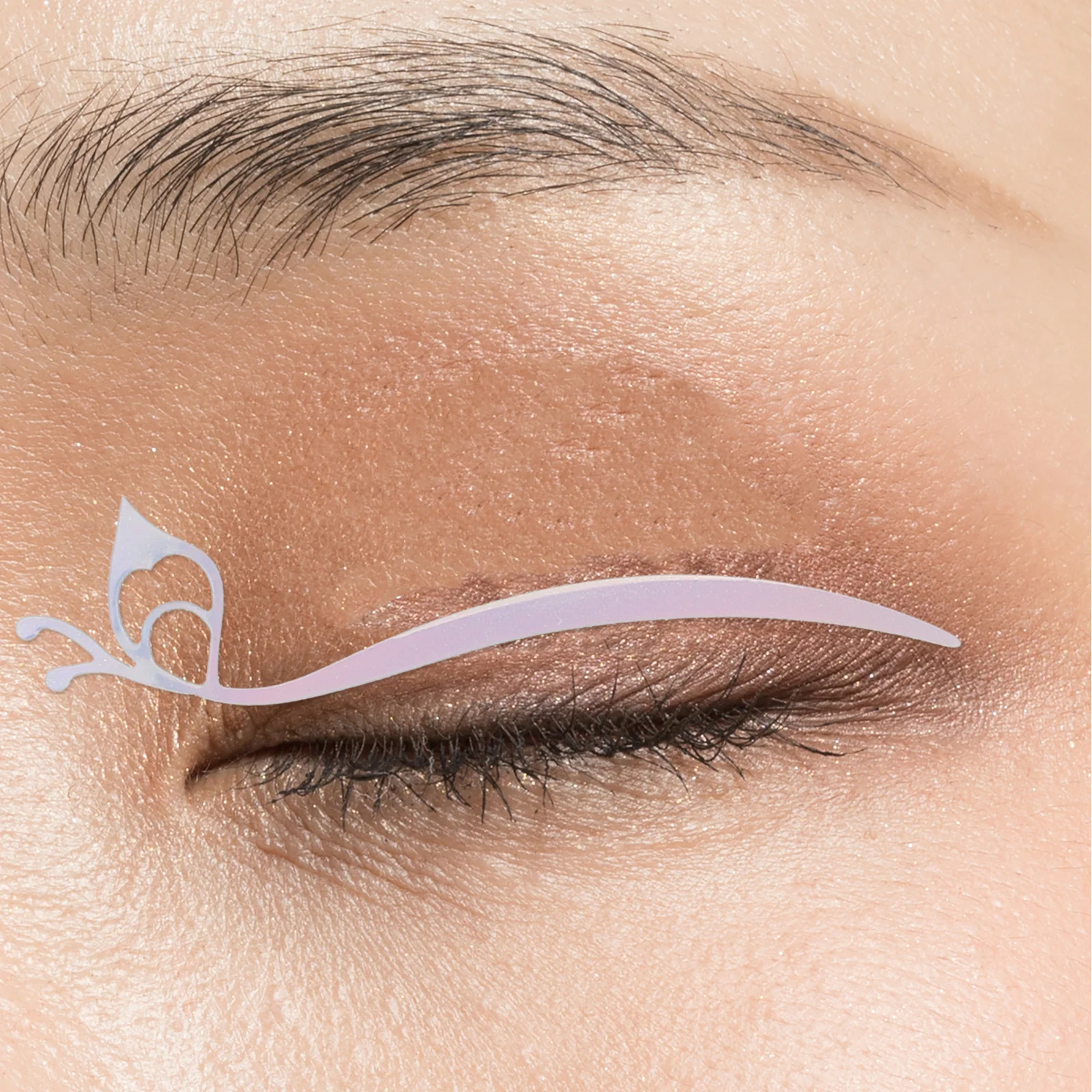 4 arkusze błyszczących, holograficznych naklejek na powieki z efektem podwójnych powiek, motyle i brokatowe naklejki do makijażu dla kobiet, natychmiastowy lifting oczu.