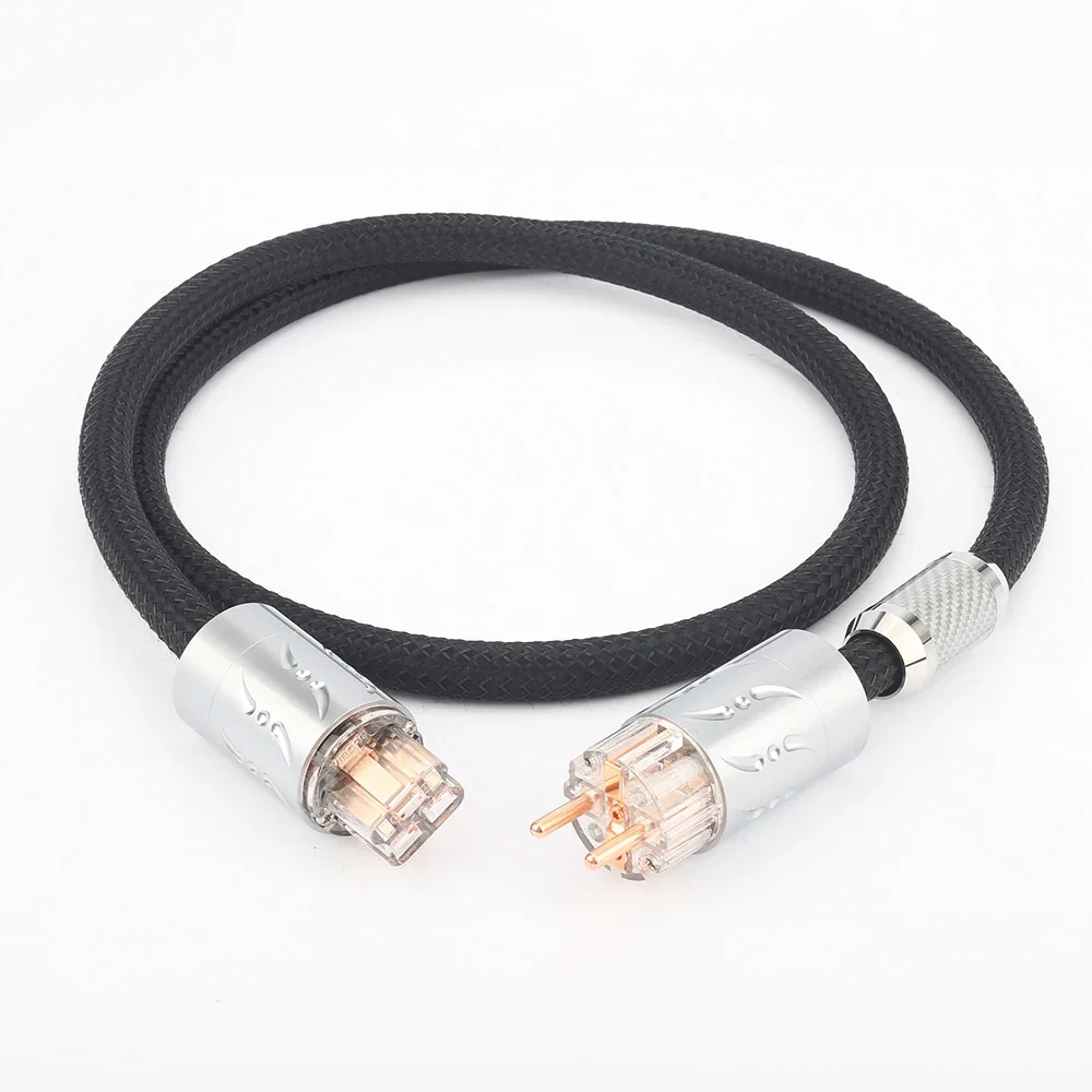 Hi End Viborg VP1501 HiFi Power Cable 16pcs Multplex Copper Audiophile AC Power Cable with Pure copper 20A IEC Connector C19