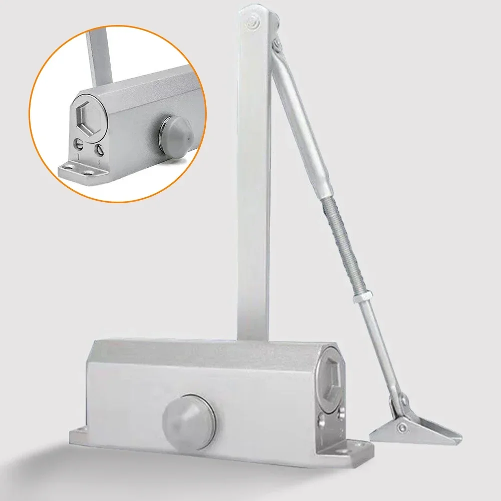 

Hydraulic Buffer Automatic Door Closer 40KG to 60KG Adjustable Speed Door Closing Equipment Mute Soft Closing Door Hardware