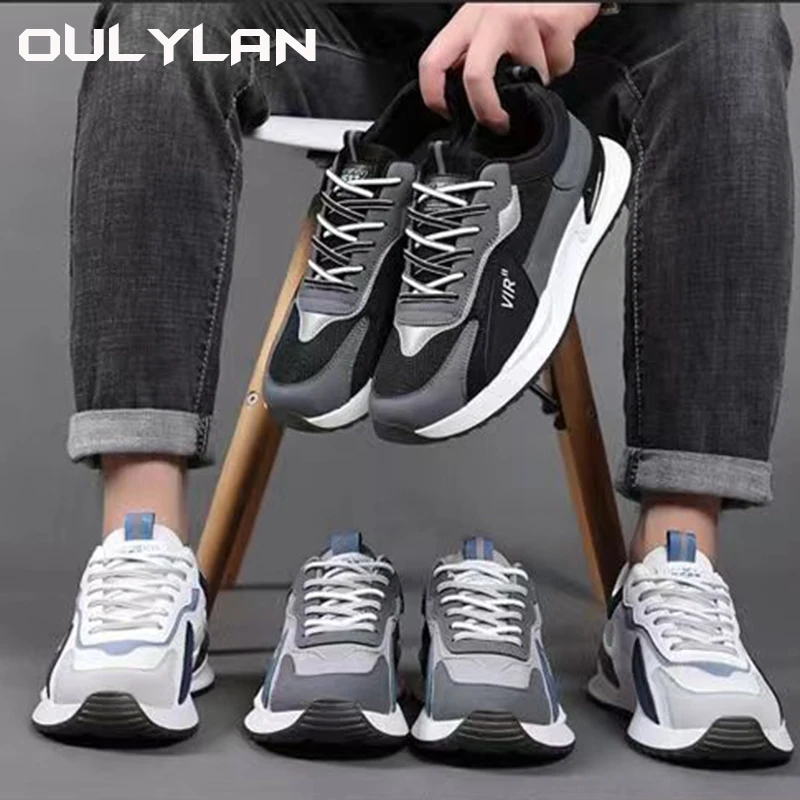 Men's Sports Breathable Mesh Sneakers 2024 Fashion Running Shoes Spring New Trend Casual Anti slip Wear resistant Shoes