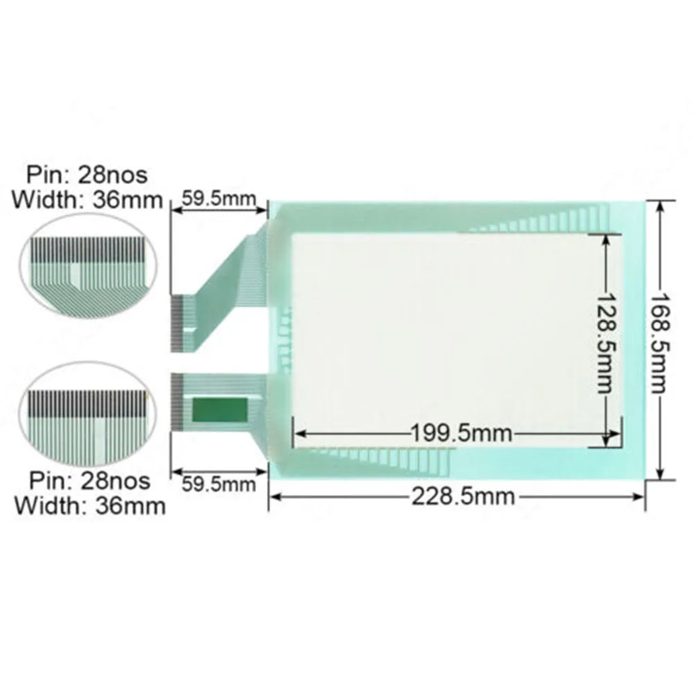 New for QUICKPANEL QPI21100E2P QPI-21100-E2P Glass Panel Touch Screen