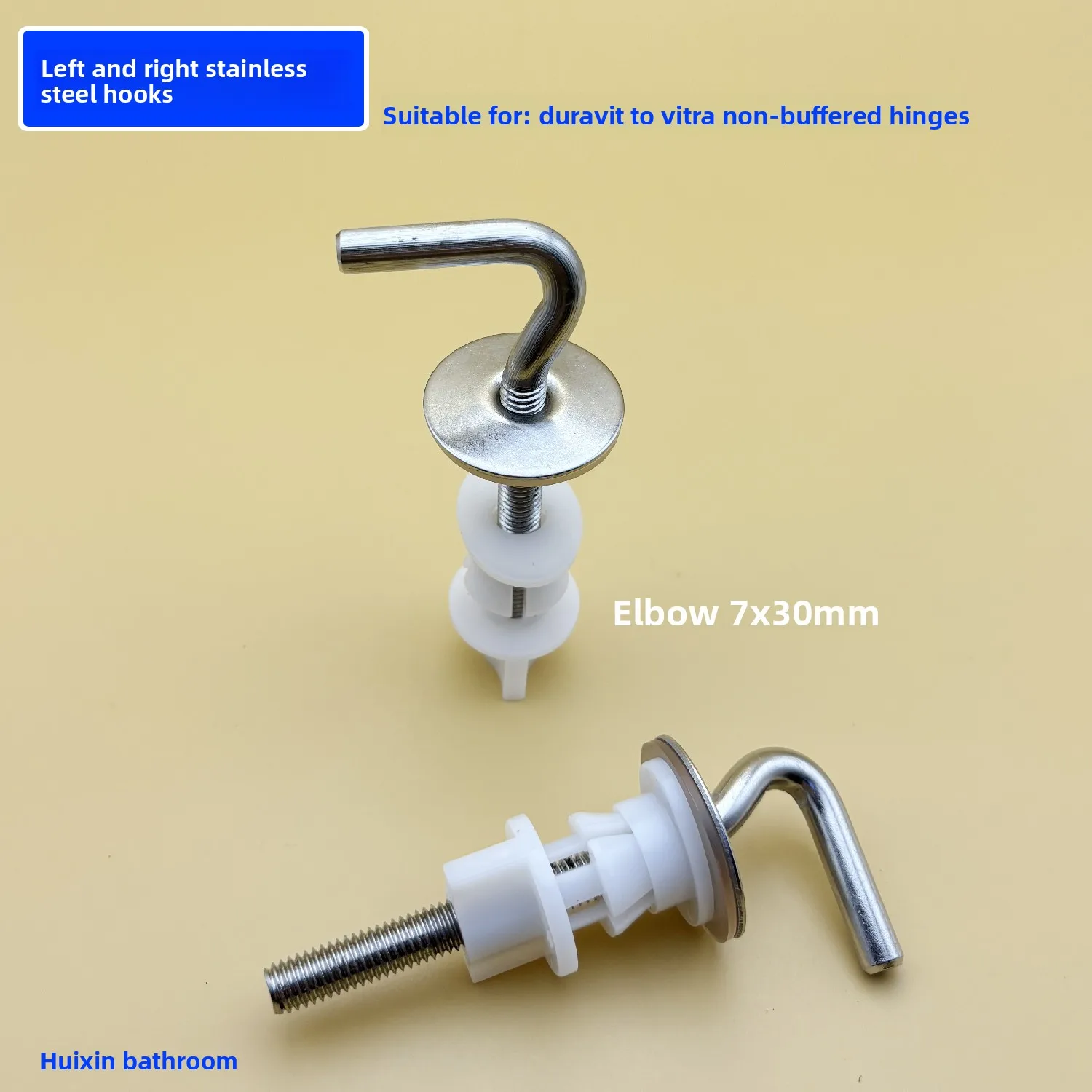 Applicable Toilet Cover Duravit  for Weibao Kohler Geberit Toilet Cover Connection Hinge Bracket Stainless Steel Screws