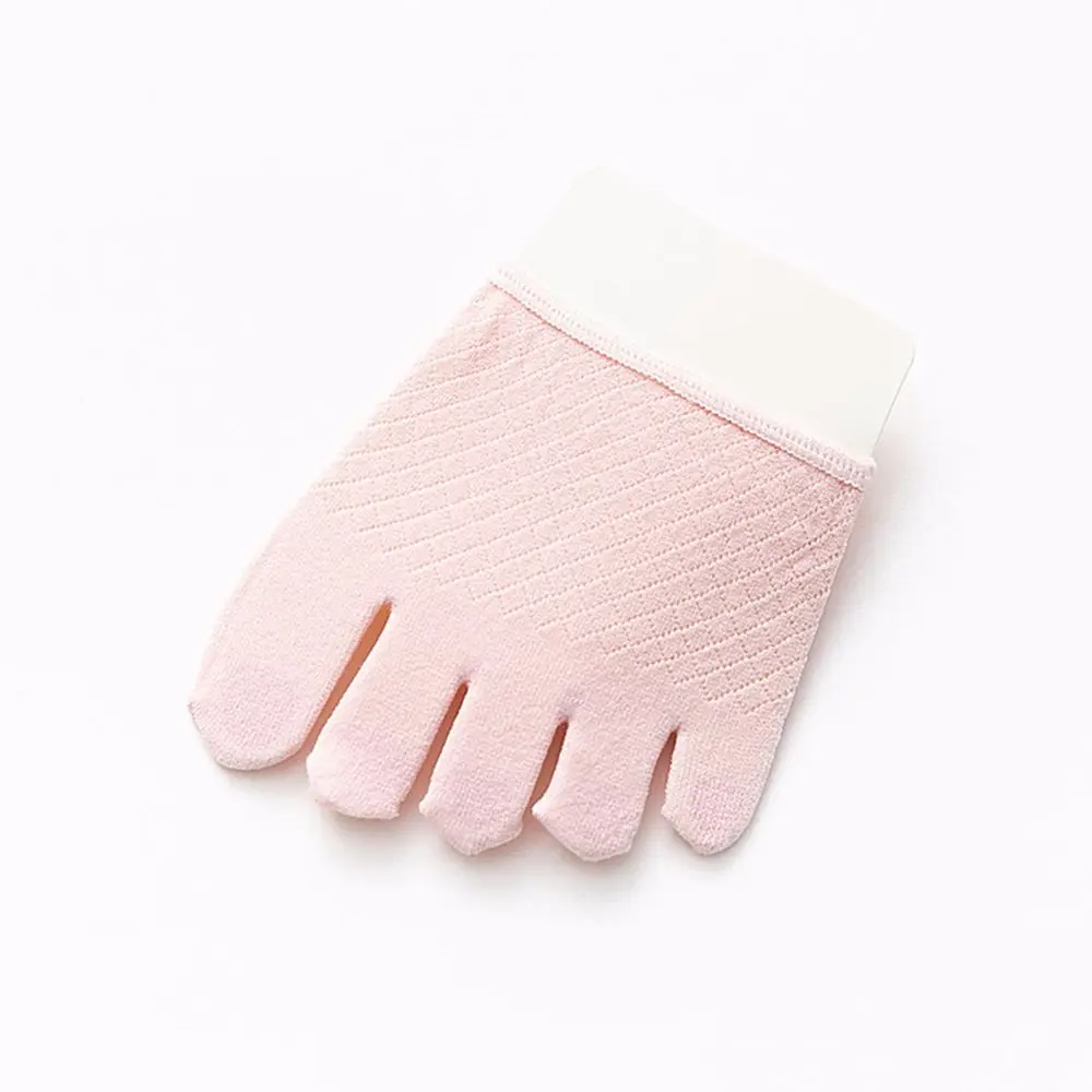 

Elastic Invisible Women Summer Non-slip Cotton Half Palm Socks Sock Slippers Open Toe Socks