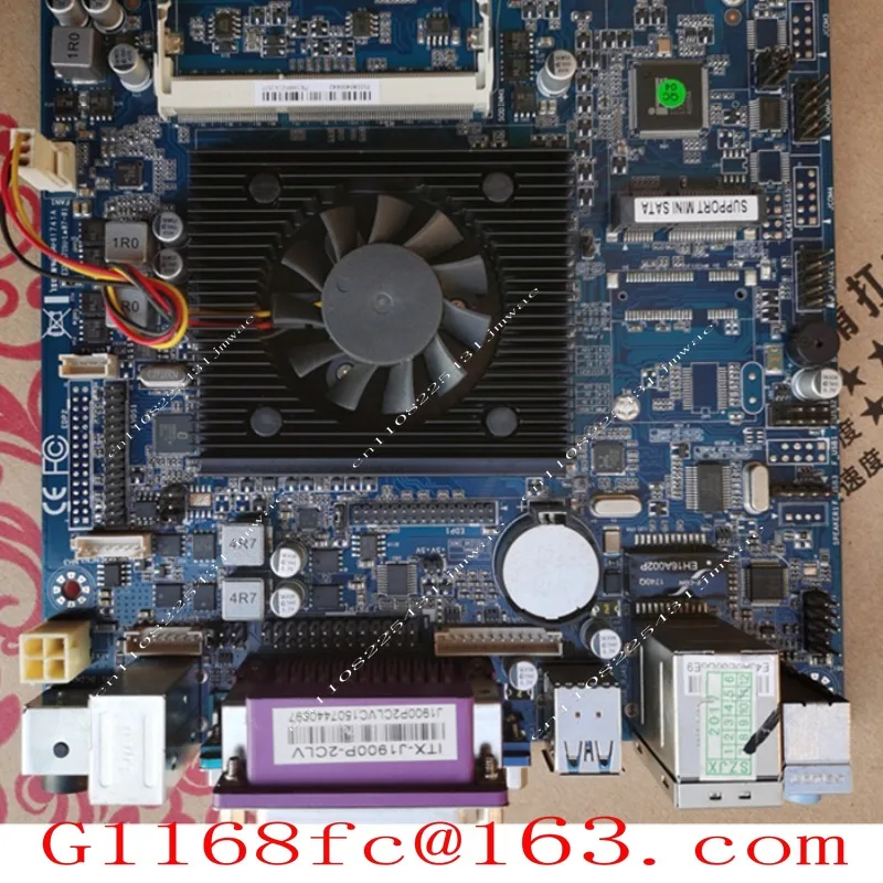ITX-J1900P-2CLV industrial control main board 4 core screen cable LVDS + EDP 12V4 pin power supply MSATA and SATA spot
