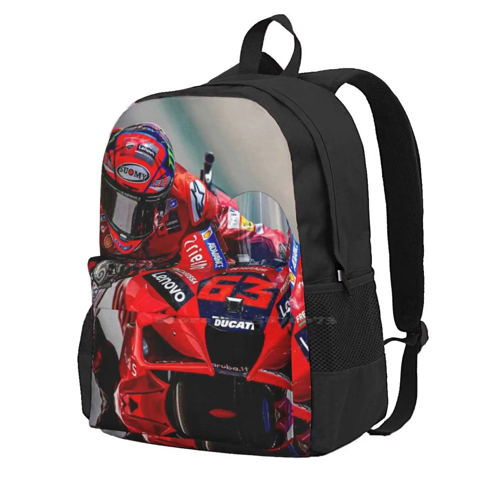 Francesco Bagnaia Mode Reise Laptop Schule Rucksack Tasche Francesco Bagnaia