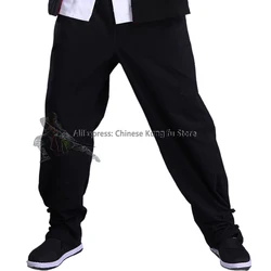 Cotton Kung fu Tai chi Pants Wushu Martial arts Wing Chun Clothing Qigong Meditation Trousers