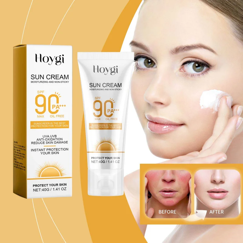 

Hydrating Moisturizing UV Protection Cream-Summer Outdoor Lightweight Non-Greasy With Centella Hyaluronic Acid Titanium Dioxide