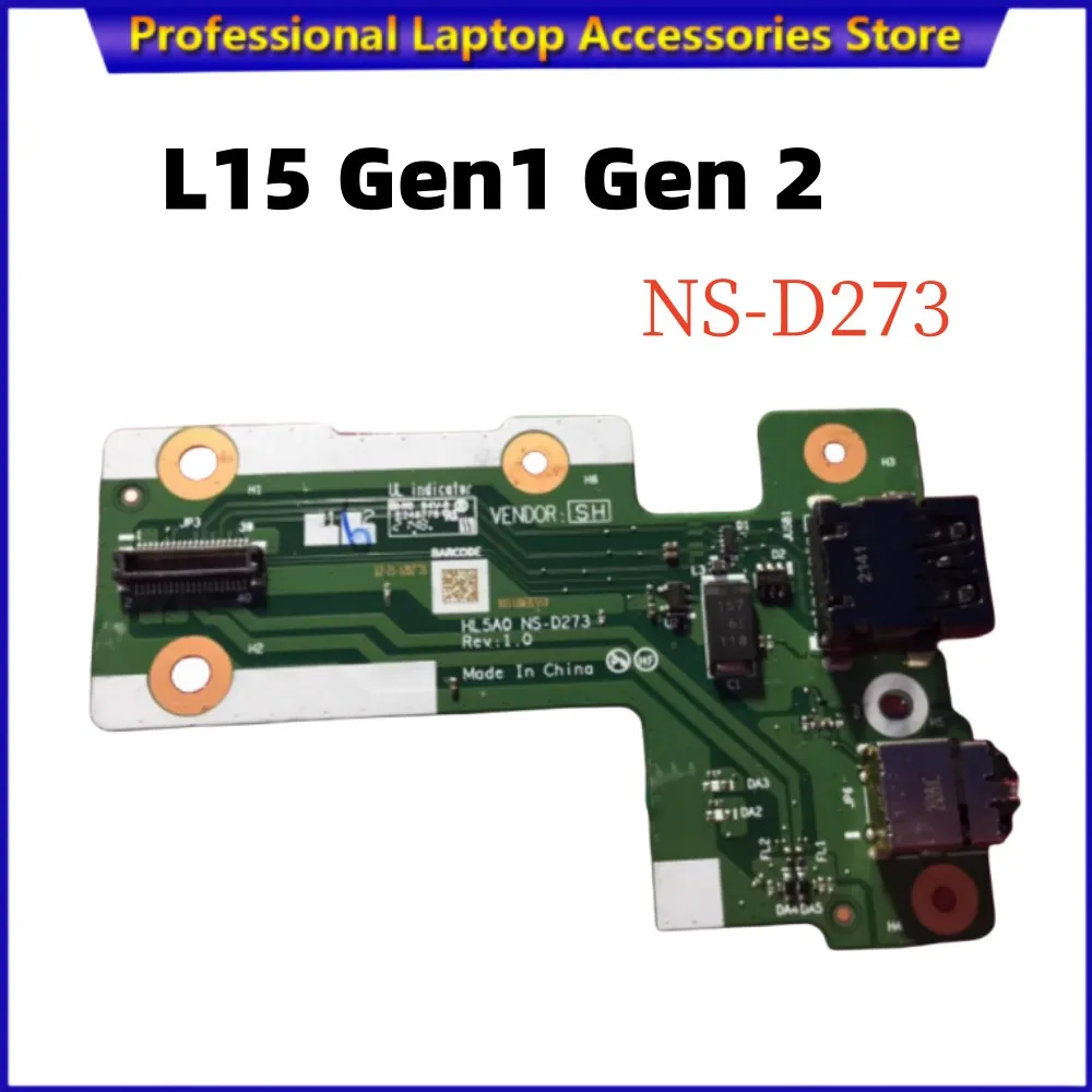 Original NS-D273 FOR Lenovo ThinkPad L15 Gen1 Gen2 L14 Usb Board Audio Board 100%Test Ok